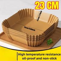 Disposable Square Air Fryer Paper Liners Non Stick Baking Tray Mats Oven Accessories Kitchen Cooking Gadgets 150PCS