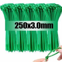 500Pcs Green Nylon Self Locking Cable Ties Heavy Duty Garden Plant Fastening Straps Multi Purpose Wire Bundle Organizer (as the picture,300PCS)