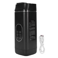 Portable Blender 12 Blade USB Charging Digital Display Smoothie Maker Travel Blender Black L(for 6.5-9kg) juoda