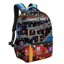 16 colių Minecraft žaidimo 3D spausdinimo vaikiškos kuprinės mergaitėms ir berniukams, vaikiški mokykliniai krepšiai, animacinis darželinio amžiaus kuprinė