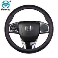 for Honda Civic 10th gen (FC/FK) 2016 2017 2018    2022 Car Steering Wheel Cover PU Leather Auto Accessories juoda