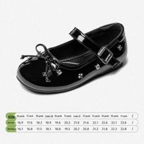 Snuffy Girls' Silver Leather Princess Shoes - Elegant, Fashionable, Soft Sole, Spring 2026. 29