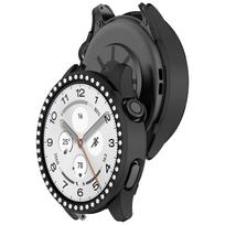 Xiaomi Watch 5 Exclusive PC Openwork Case, Single-Row Diamond-Pattern Smartwatch Strap Protective Case, Protective Case for Xiaomi Watch 5 juoda
