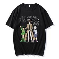 The Promise Neverland Hunter X Hunter Death Note Anime T Shirt Unisex Tee Shirt Oversize Harajuku Streetwear Unisex/WoUnisex T-shirts Manga Tops L