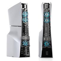 PS5 Slim aušinimo ventiliatorius Efektyvi aušinimo sistema 3 lygių reguliuojamas greitis Žaidimų konsolės aušinimo ventiliatorius Aušinimo žaidimų priedai Poland