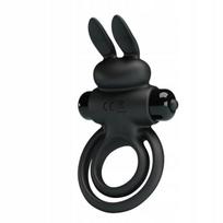 Vibracinis varpos žiedas Pretty Love - Vibrant Penis Ring Iii juodas