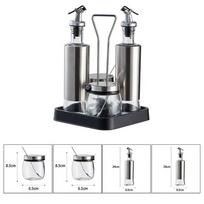 ZISIZ Kitchen Oil Dispenser & Seasoning Jar Set