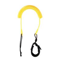 Comfortable Surfboard Leash Coiled Stand Up Paddle Board Leash SUPs Leash geltona