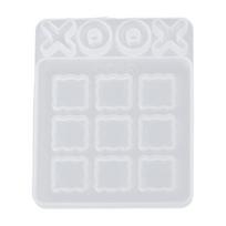 Tic Tac Toe XO Board Game Molds Resin Casting Molds for DIY Crafts Table Decor 1