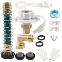 RVs City Water Fill Inlet Kit With Anti Leakage Check Valves And High Flow Hose For Rapid Tank Refilling balta