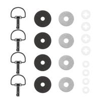 Motorcycle Quick Release Race Fasteners 1/4 Turn 14mm 19mm D-Rings Race Fairing Fastener Bolts Screws 1