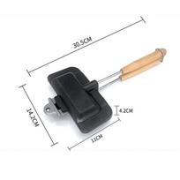 Small Shell Sandwich Maker With Nonstick Surface For Gas Stove Breakfast Meals