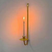 L-Shape Candlestick Holder Minimalism Candle Stand Decorative Metal Candle Sconce  Farmhouse Room juoda