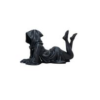 Dark Style Death Statue 3D Printed Desktop Ornament Gothic Girl Statue  Halloween Atmosphere Black Girl