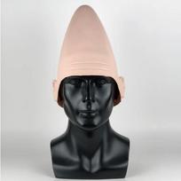 Juokinga Kūgio Galvos Kūgio Formos Ateivio Kaukė Kepuraitė Cosplay Netikros Kiaušinio Formos Odos Latekso Šalmas Helovino Karnavalo Purimo Šventės Kostiumo Rekvizitas beige