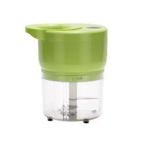 Detachable Food Processor Rechargeable Handheld Garlic Crusher Electric Garlic Chopper  Camping žalia