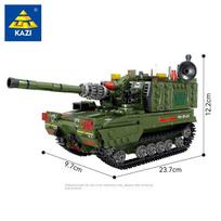KAZI National Strength Eagle 8-in-1 Military Suit Building Block Missile Car Tank Educational Assembled Boy Toy Gift