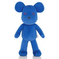 Smurtinė meškiuko pliušinė žaislinė daugiaspalvė lėlė didelė pagalvė 30cm（0.085kg） mėlyna