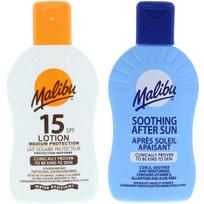 Malibu spf15 waterproof balm 200ml + balm after tanning 200ml