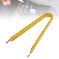 U Shaped Tweezers Chip Extractor Fuse Puller Electronic Component Extraction and Repair Tool geltona