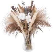 80pcs Bohemian Dried Flower Assortment Natural Pampas Grass Home Decoration for Shelf Tabletop Arrangements 1