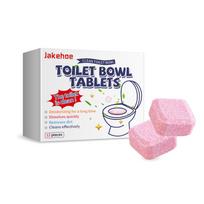 Toilet Cleaning Effervescent Tablets for Fresh Scent, Long-Lasting Odor Eliminator and Stain Remover 12pcs white