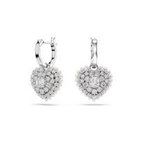 Swarovski Vandens Lašo Širdies Pakabukai Auskarai Moteriški Auskarai Sidabriniai 5684384 Box (Random Color)