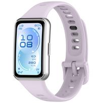 Original wristbelt For Huawei Band 11/11Pro/NFC strap SmartWatch Accessories Replacement Sport Silicone bracelet Correa Huawei Band 11 šviesiai violetinė spalva