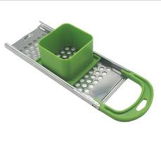 Stainless Steel Spaetzle Maker with Safety Pusher Dumpling Noodle Manual Pasta Maker Machine Pasta Making Kitchen Gadgets Tool gray