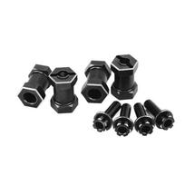4Pcs/Set 12mm Hex Drive Adapter Set Metal Wheel Hex Hub  Repairing and Upgrading violetinė