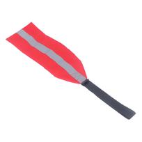 Kayak Safety Flag Multipurpose Oxford Cloth Towing Canoe Red Warning Flag With Reflective Strip for Large