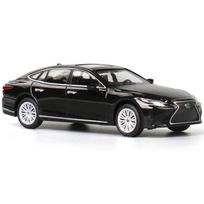 1/64 Lexus LC500 LS500h lydinio miniatiūrinis automobilio modelis, metalinis liejimo būdu pagamintas mastelinis modelis, statinė kolekcija, vaikų žaislinis automobilis, transporto priemonės, dovana juoda