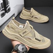 Sandals for Men Fashion Casual Sport Sandals 2025 Summer New Beach Shoes for Men Breathable Hollow Out Sandals Treking Sandalias 38
