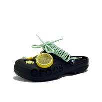 Crocs Baya Classic clog EVA Summer Lemon Beya Beach Hole Shoes Unisex Black 43-44 juoda