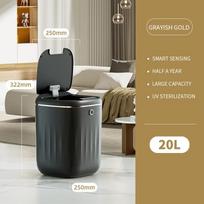Išmanioji šiukšliadėžė 24/22/20 l automatinio jutiklio šiukšlių dėžė, didelės talpos indukcinė šiukšliadėžė virtuvei vonios kambariui Battery Version