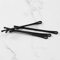 Hairpin Black U-Clip Hairpin Disc Hair Pin Ball Head Fixed Hair Fork Headgear Hairpin Children U-Clip Hair Accessories *10pcs