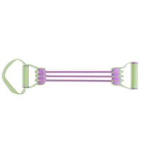 Rally Strap Chest Expander Adjustable Tension Rope  Fitness Strength Equipment violetinė