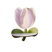 Bohemian Style Flower Wall Shelf Wood Crystal Display Shelf New Candle Wall Sconce  Room Decoration violetinė