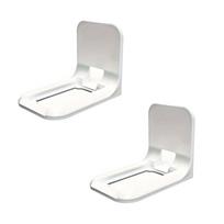 2PCS No Drilling Switch Storage Rack Plastic USB Rack Convenient Wall Outlet Shelf  Living Room 2 Pieces