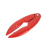 Lobster Tongs Seafood Clamp Tools Crab Claw and Lobster Cracker Seafood Nut Crackers Durable Metal Build Robust and Versatile red