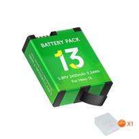 2400mAh didelės talpos baterija GoPro Hero 13 kamerai su 3 kanalų greitu įkrovikliu GoPro Hero 13 kameros priedai 1battery