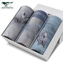 Septwolves Men's Ice Silk Cool-Feel Boxer Briefs 3-Pack XL