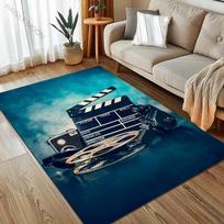 Filmo Klapetės Spaudinio Kilimas Miegamajam Svetainei Lovos Šonui Sofai Grindų Kilimėlis Moderniam Namų Dekoru Plotas Kilimas Dovanoms 40x60cm (16x24in)