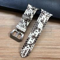 Laikrodžio apyrankė Apple Watch Natūralios gyvatės odos odinis laikrodžio dirželis Apple Series 1 2 3 4 Laikrodžio apyrankės iWatch 38mm 40mm 42mm 44mm 38mm