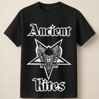 Ancient Rites Black Metal Unisex T-Shirt Goat Satanic Star Unisex T-Shirt XL