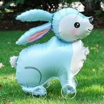 Stand-Up Elephant 4D Balloon with Wheel for Kids Birthday Decorations Other