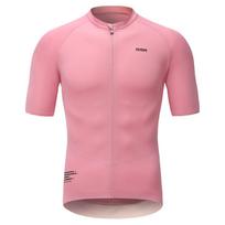 2026 Cycling Jersey Men Mountain Bike MTB Shirts  Bicycle Clothing Road Riding Jerseys Outdoor Sports Slim Fit Breathable EU Size-XS tamsiai rausva spalva