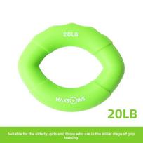 Silicone Grip Trainer For Finger Strengthening And Hand Rehabilitation In Fitness And Therapy Green
