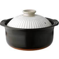Banko Ginpo Chrysanthemum Rice cooker pot 2 cup ware, Pottery, design, (Powdered glaze, capacity)
