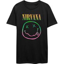 Nirvana Sorbėto Ray Logotipas Unisex Marškinėliai S black